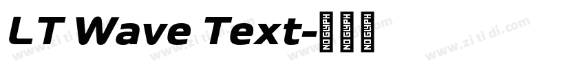 LT Wave Text字体转换